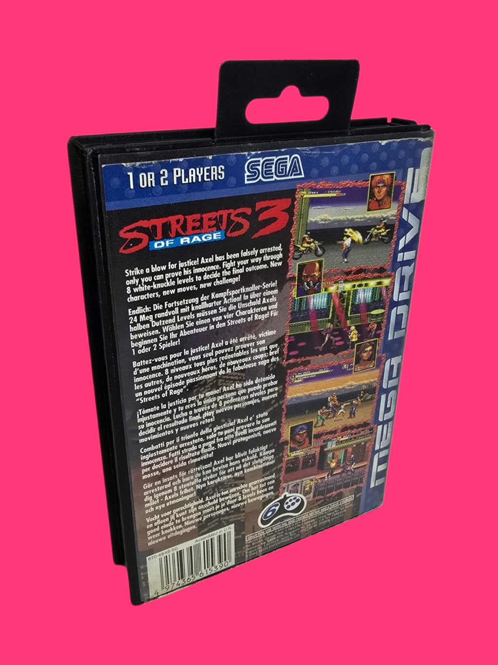VIDEOJUEGO SEGA MEGA DRIVE STREETS OF RAGE 3
