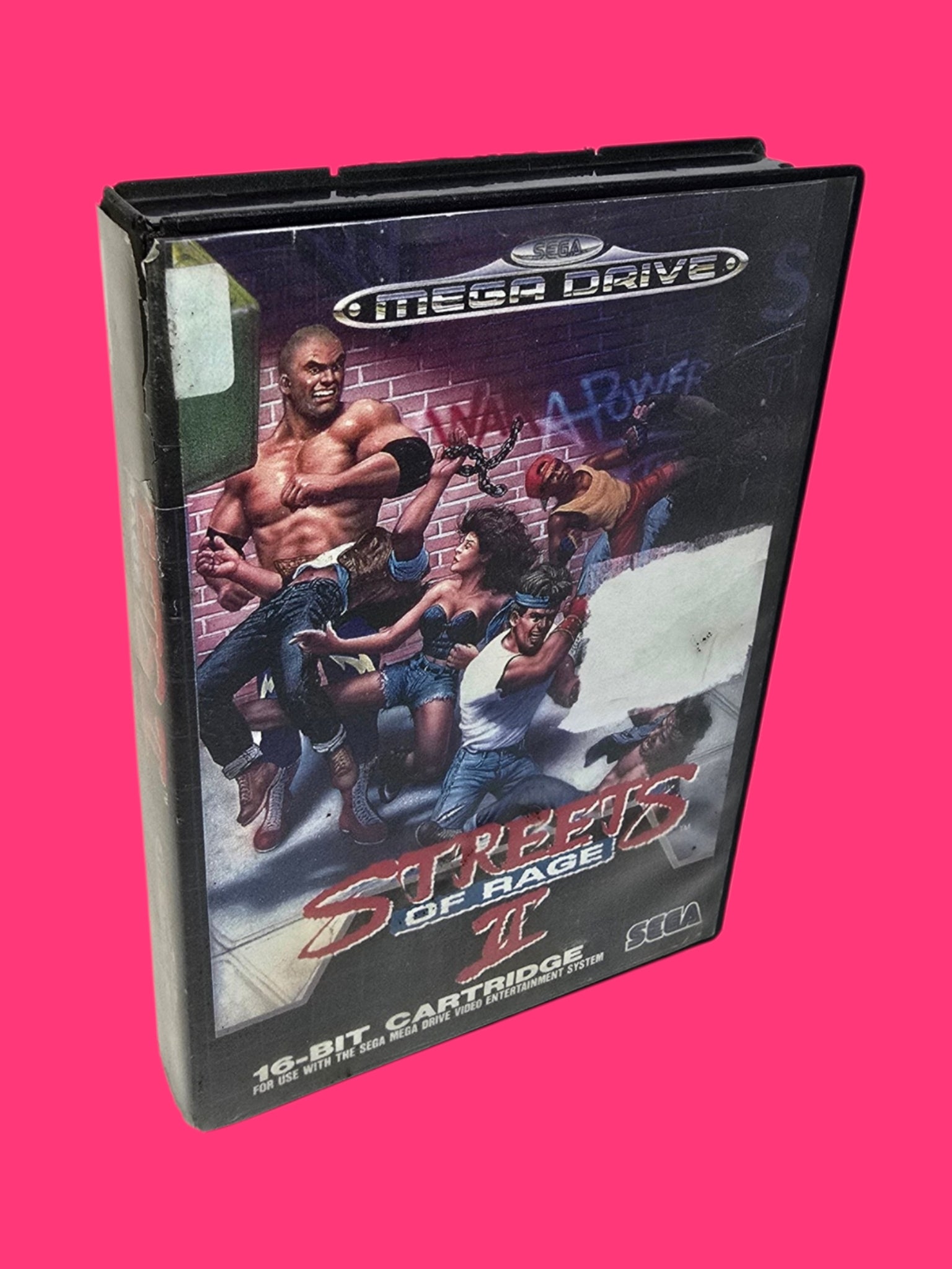 VIDEOJUEGO SEGA MEGA DRIVE STREETS OF RAGE II (CARATULA FOTOCOPIADA) VER BIEN FOTOS