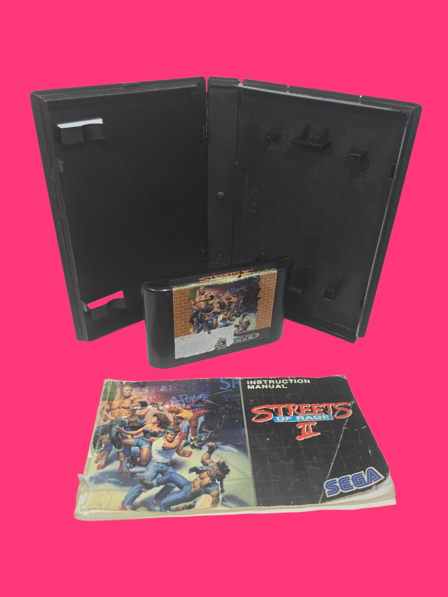 VIDEOJUEGO SEGA MEGA DRIVE STREETS OF RAGE II (CARATULA FOTOCOPIADA) VER BIEN FOTOS