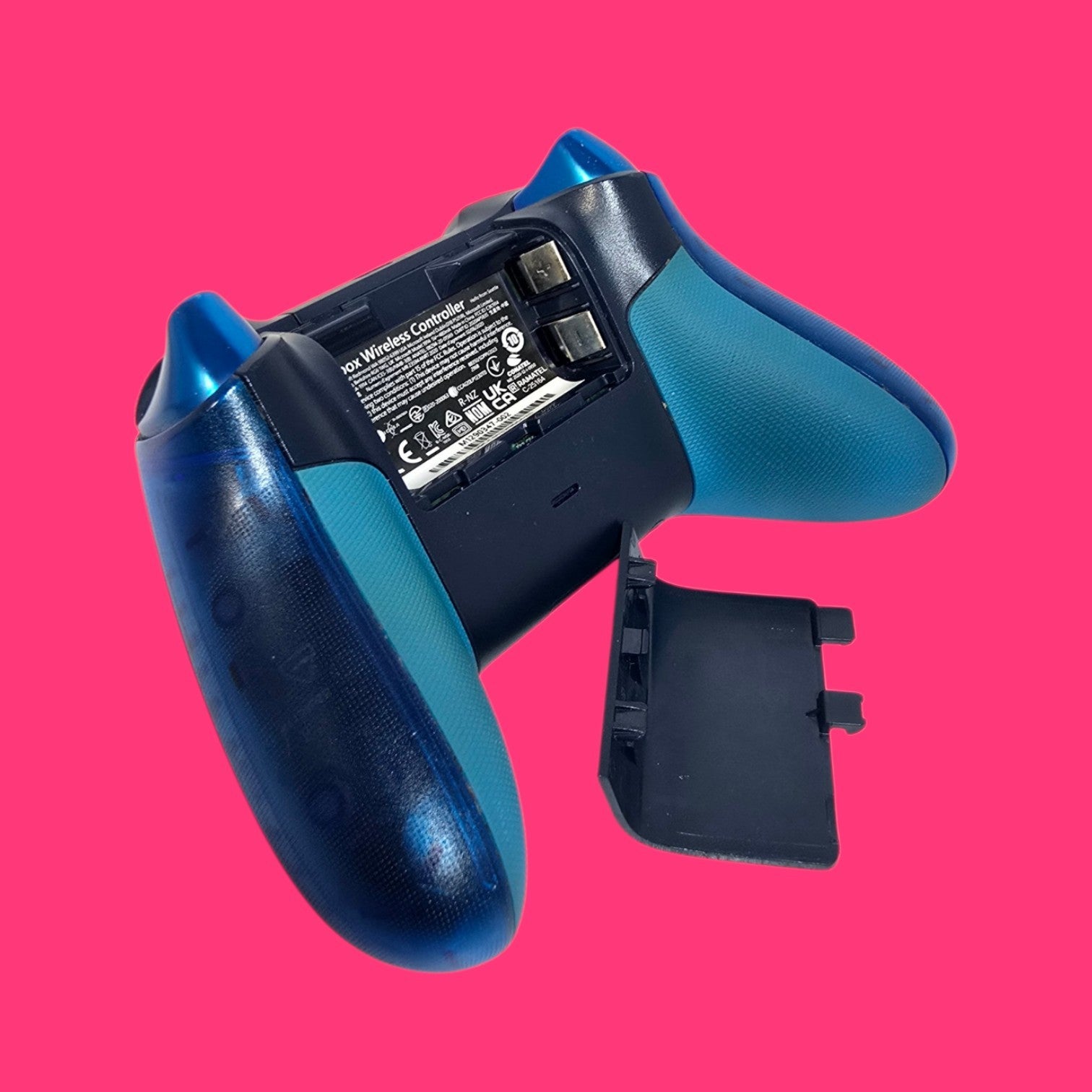 MANDO XBOX ONE SKY CIPHER AZUL ELECTRICO TRANSPARENTE CON CAJA
