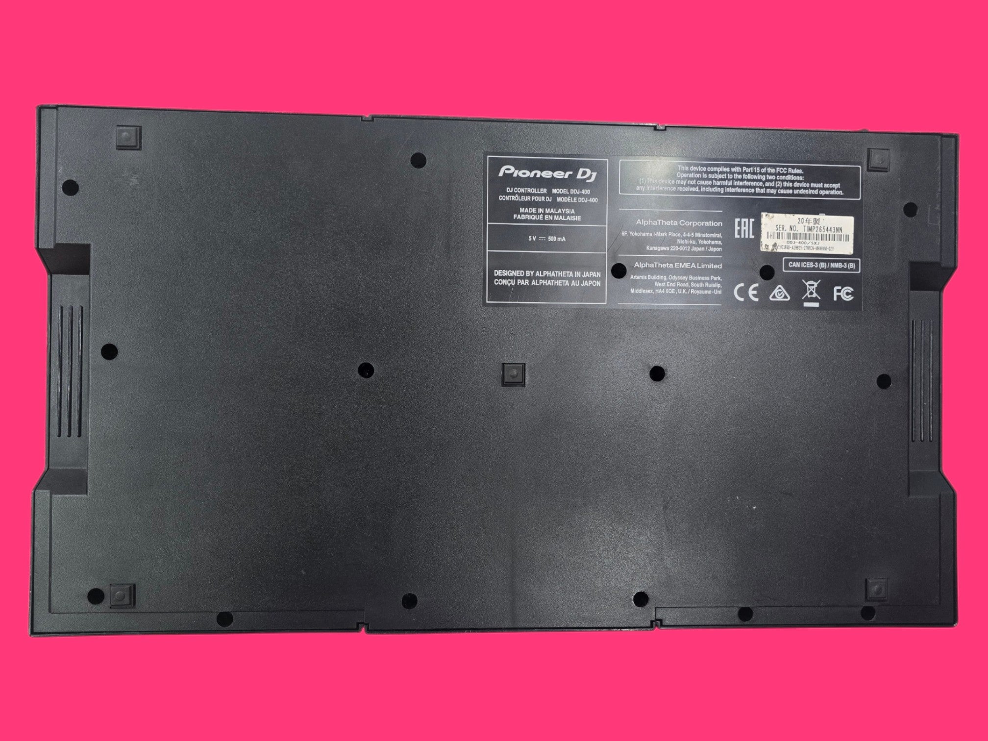 MESA DE MEZCLAS PIONEER DJ  DDJ-400 REKORDBOX