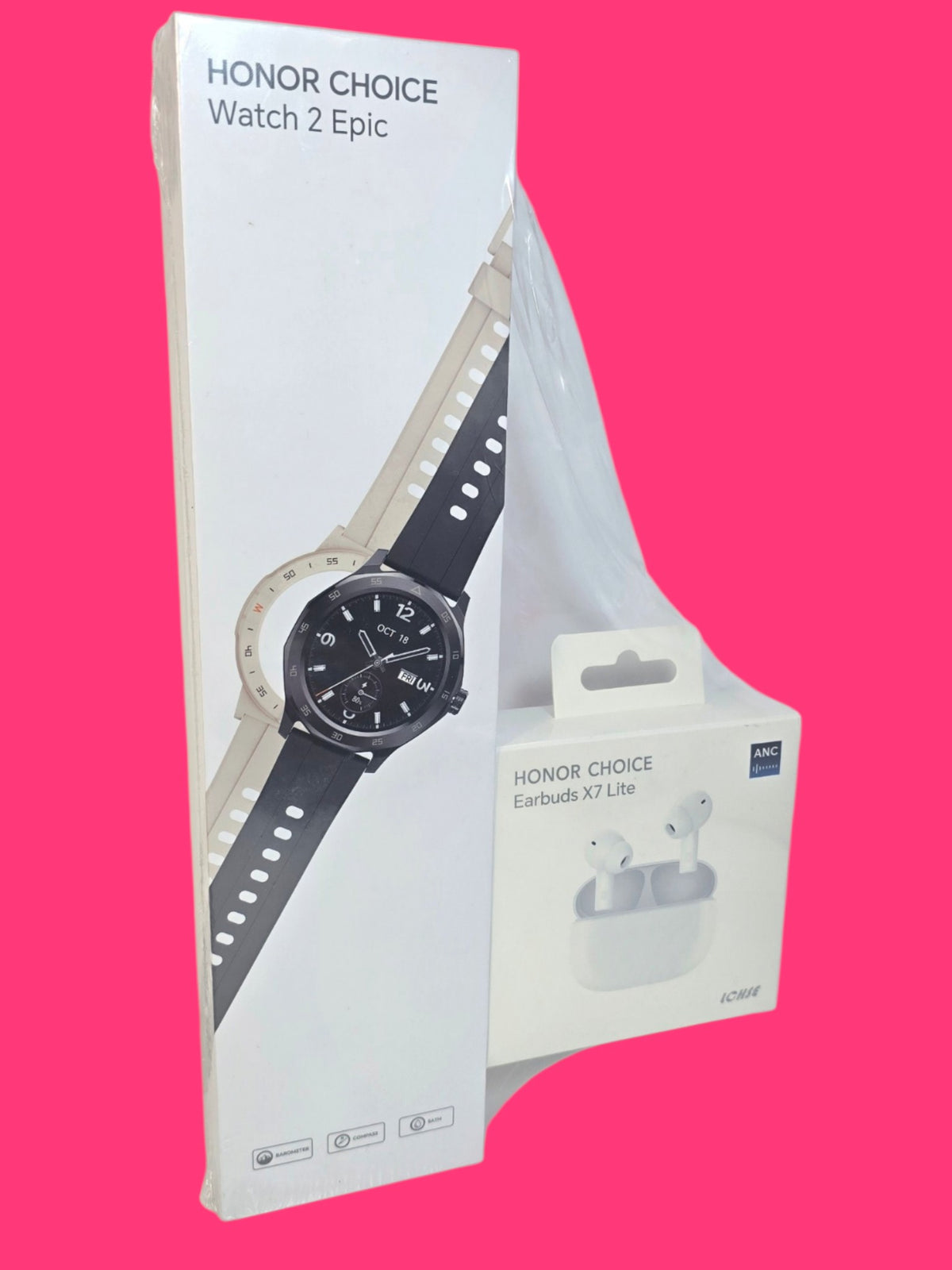 PACK RELOJ HONOR CHOICE WATCH 2 EPIC +  AURICULARES HONOR EARBUDS X7 LITE