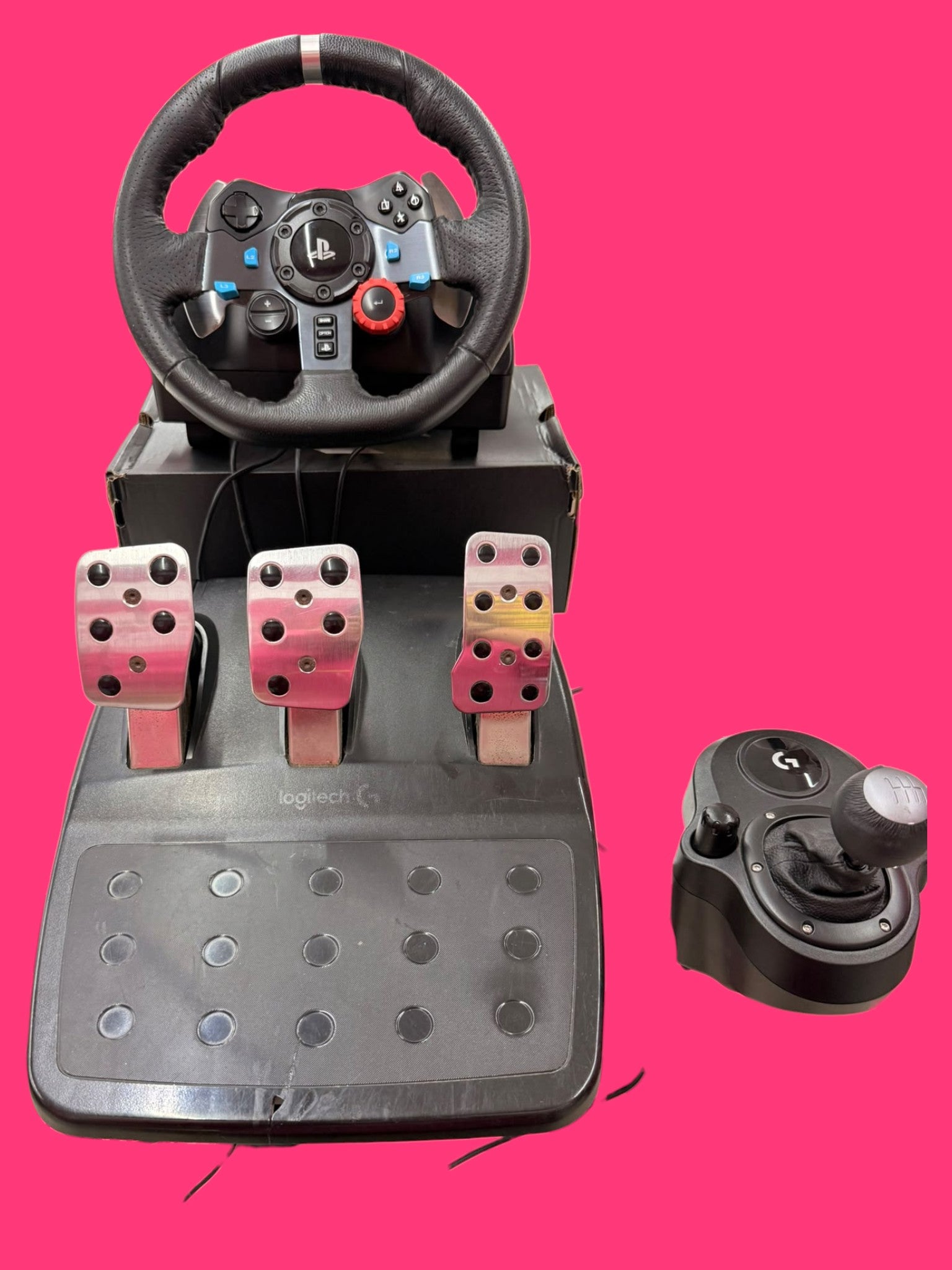 VOLANTE LOGITECH G29 PS3/PS4/PC CON PEDALES Y PALANCA DE CAMBIOS