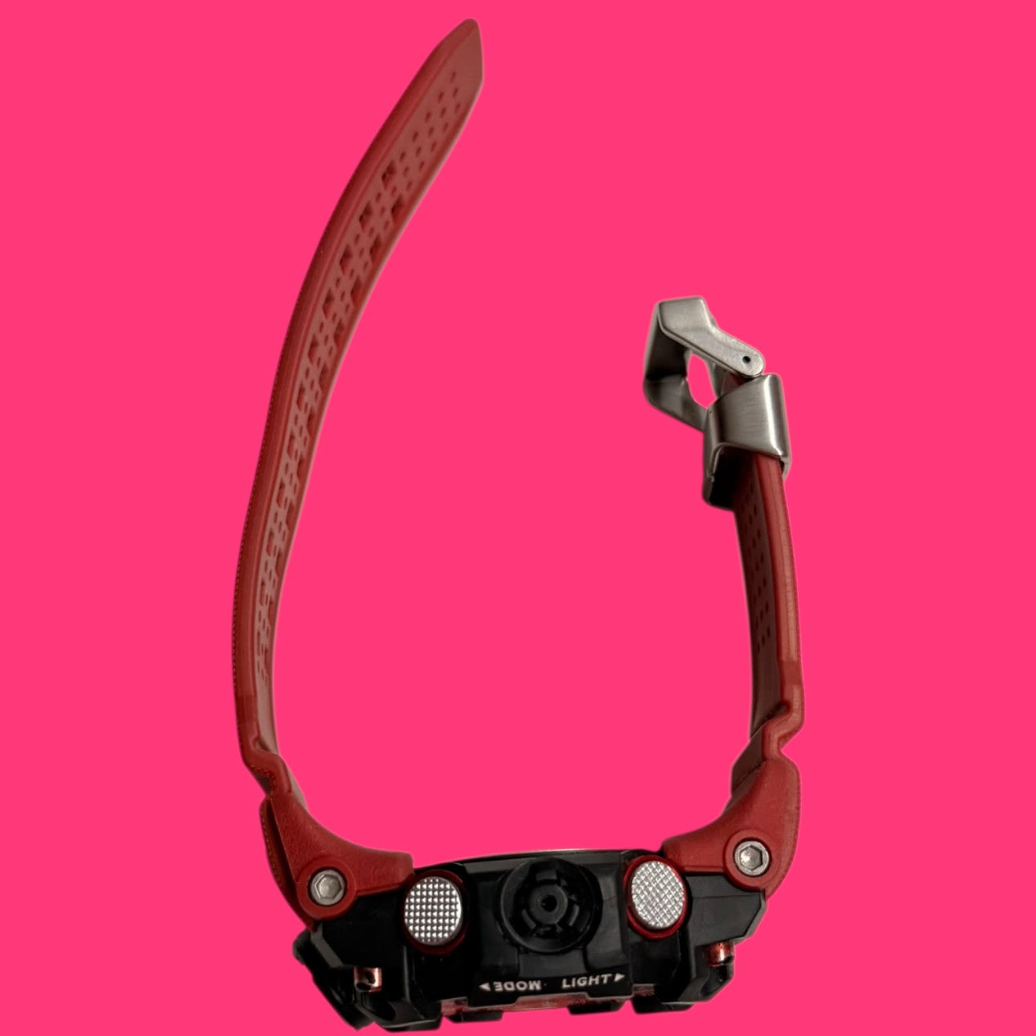 RELOJ PULSERA DUAL EXACTIME 6F1523 ESFERA NEGRA CORREA ROJA
