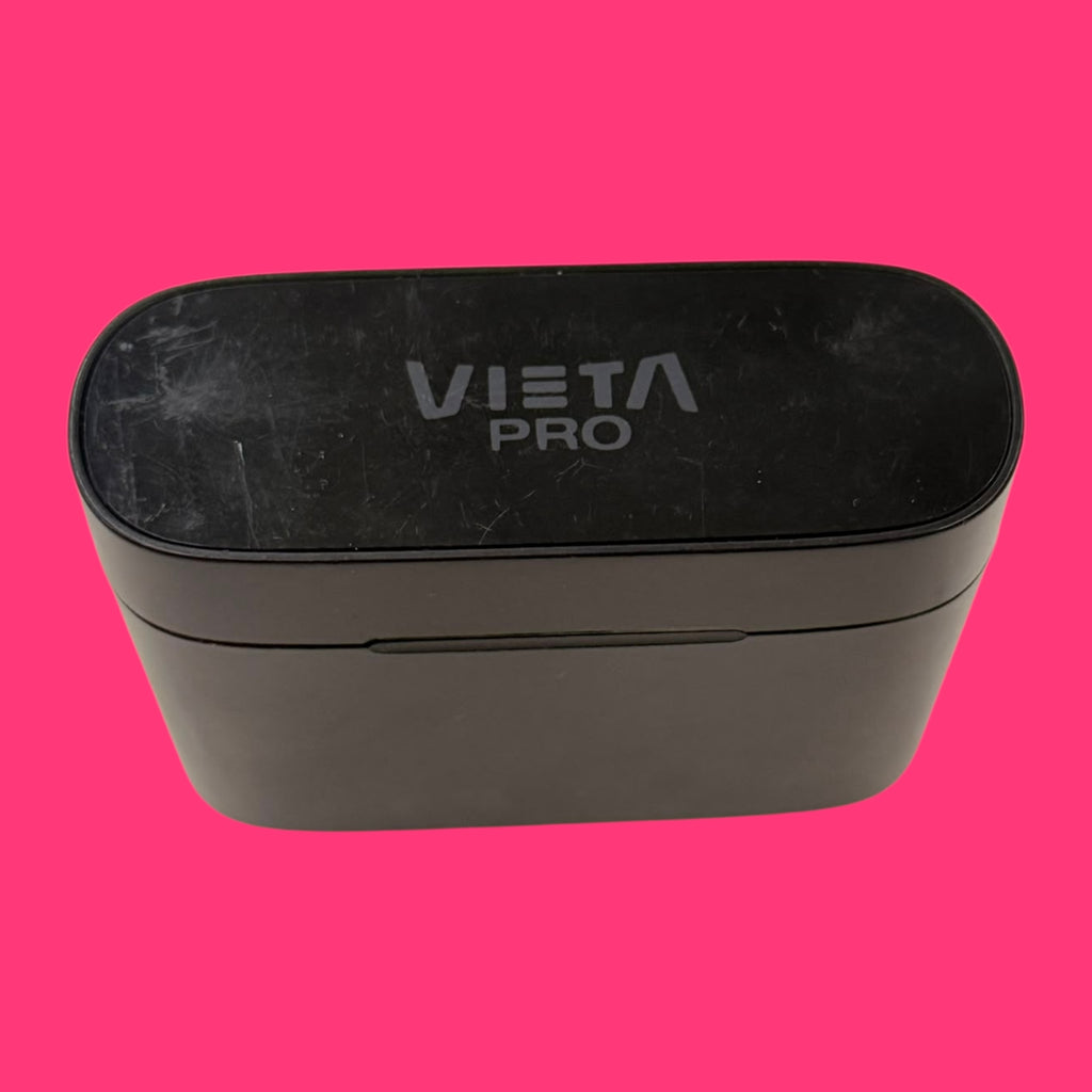 MICROFONO INALAMBRICO PARA MOVIL O TABLET VIETA PRO INFLUENCER EN FUNDA CARGADOR NEGROS