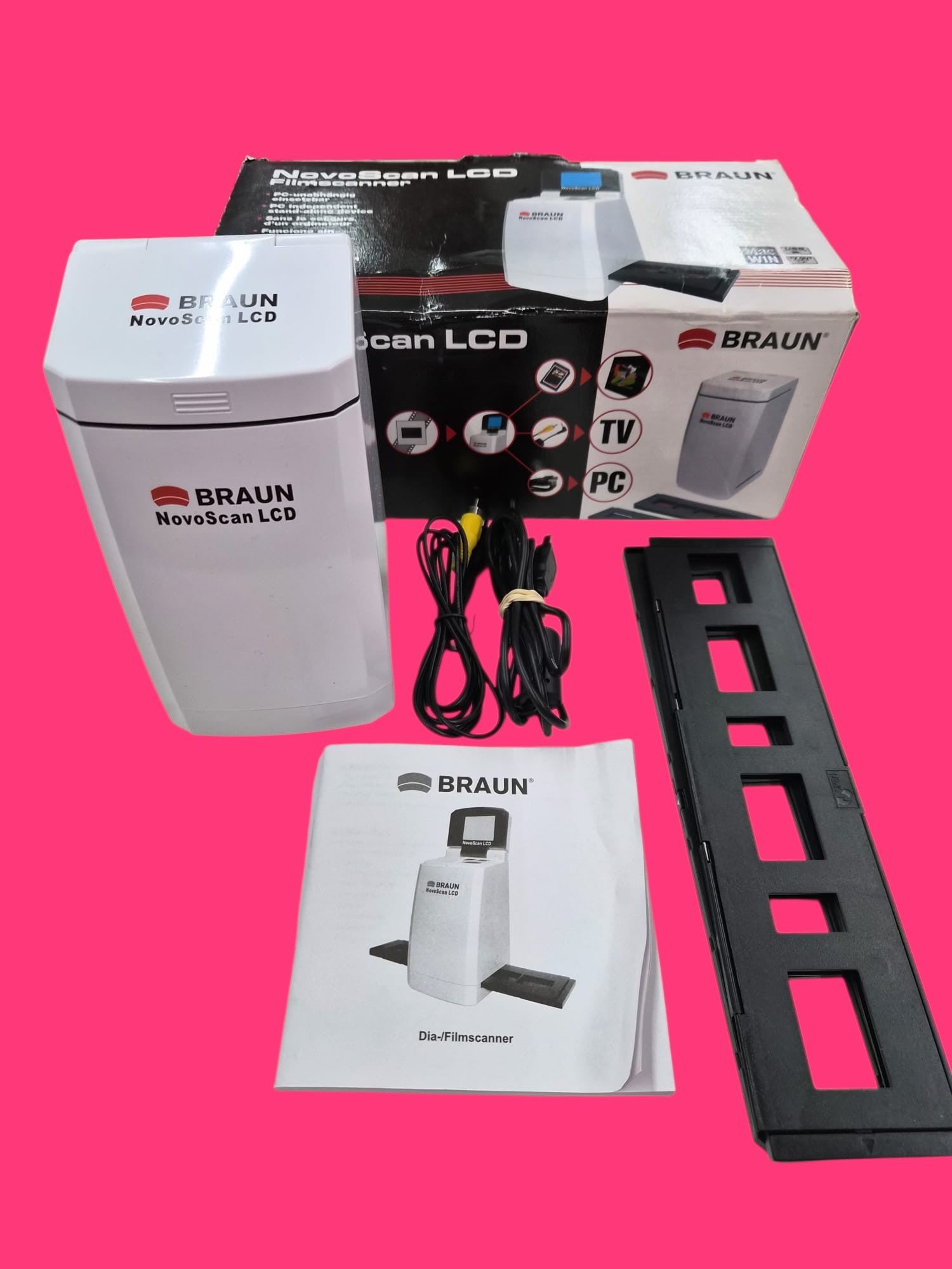 ESCANER DE NEGATIVOS Y DIAPOSITIVAS BRAUN 34511