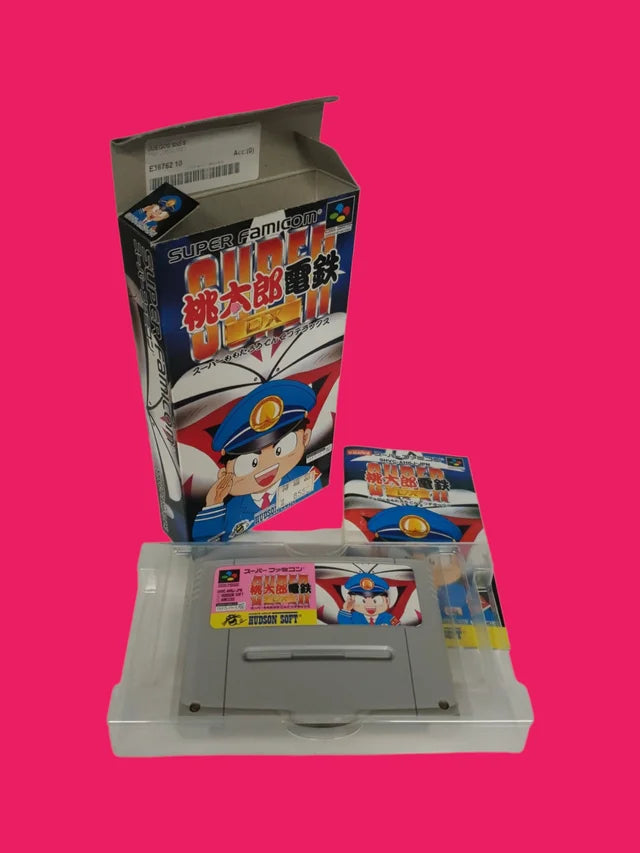 VIDEOJUEGO SUPER FAMICOM SUPER MOMOTAROU DENTETSU