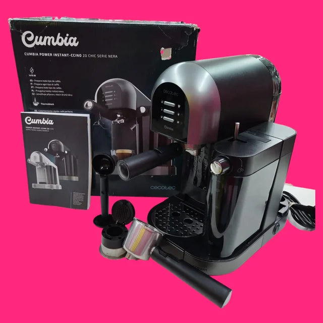 CAFETERA CECOTEC SEMIAUTOMATICA CUMBIA INSTANT-CCINO 20 01590