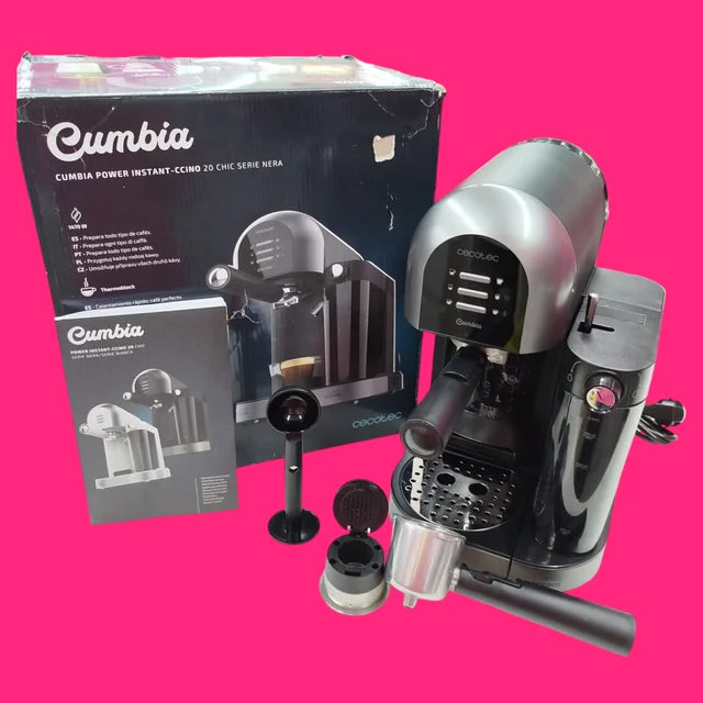 CAFETERA CECOTEC SEMIAUTOMATICA CUMBIA INSTANT-CCINO 20 01590