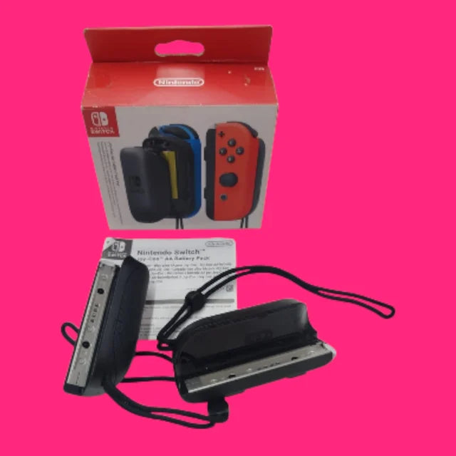 PACK 2 BATERIAS PORTATILES CARGADOR JOY-CON MANDO NINTENDO SWITCH (A PILAS)