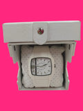 RELOJ PULSERA ANALOGICO DIESEL DZ1321 CORREA CAUCHO BLANCA