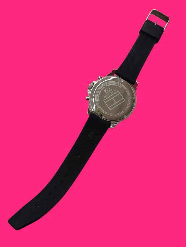 RELOJ PULSERA ANALOGICO TOMMY HILFIGER TH.396.1.27.2860 3139.9511 NEGRO Y PLATEADO