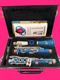 CLARINETE LEBLANC DAZZLER AZUL EN MALETIN RIGIDO NEGRO