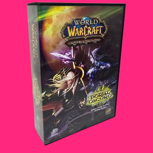 MAZO DE INICIO A TRAVES DEL PORTAL OSCURO WORLD OF WARCRAFT SOBRES Y CARTAS PRECINTADAS INCLUYE MANUAL NO LLEVA LAS 3 CARTAS DE HEROE DE GRAN TAMAÑO