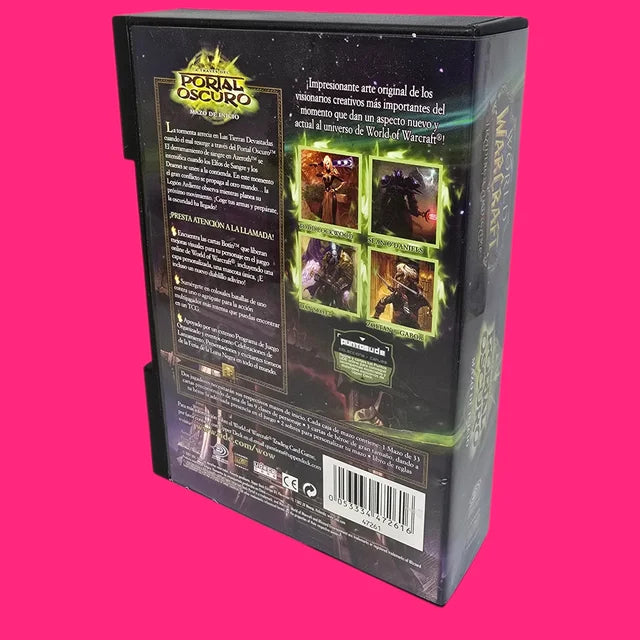 MAZO DE INICIO A TRAVES DEL PORTAL OSCURO WORLD OF WARCRAFT SOBRES Y CARTAS PRECINTADAS INCLUYE MANUAL NO LLEVA LAS 3 CARTAS DE HEROE DE GRAN TAMAÑO