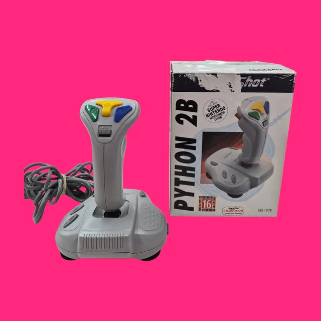 JOYSTICK QUICKSHOT QS-197E SUPER NINTENDO PYTHON 2B